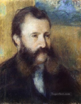 Camille Pissarro Painting - retrato de monsieur louis estruc Camille Pissarro